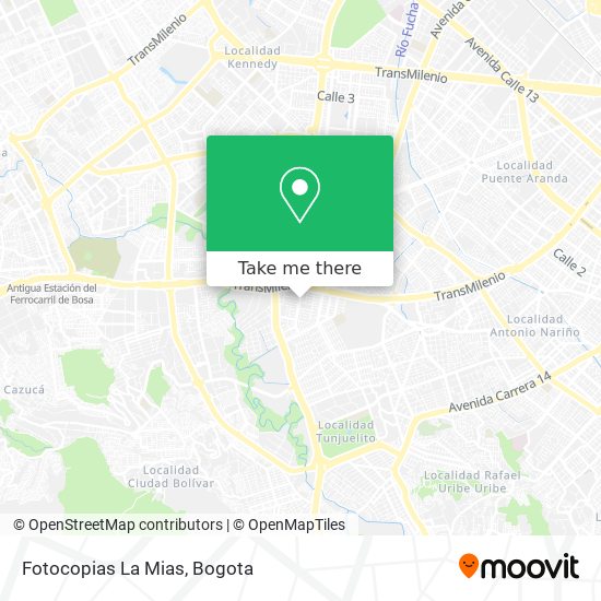 Fotocopias La Mias map