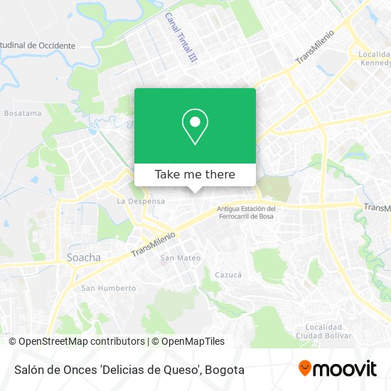 Salón de Onces 'Delicias de Queso' map