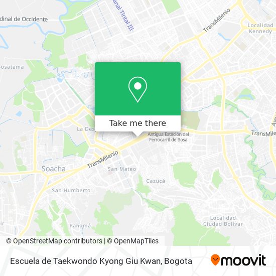 Escuela de Taekwondo Kyong Giu Kwan map