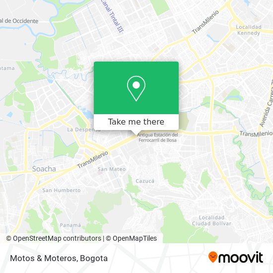 Motos & Moteros map