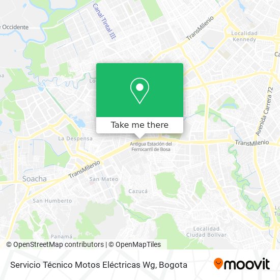 Servicio Técnico Motos Eléctricas Wg map