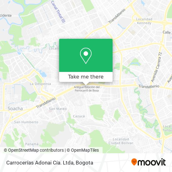 Carrocerías Adonai Cía. Ltda map