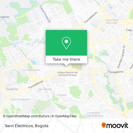 Servi Electricos map