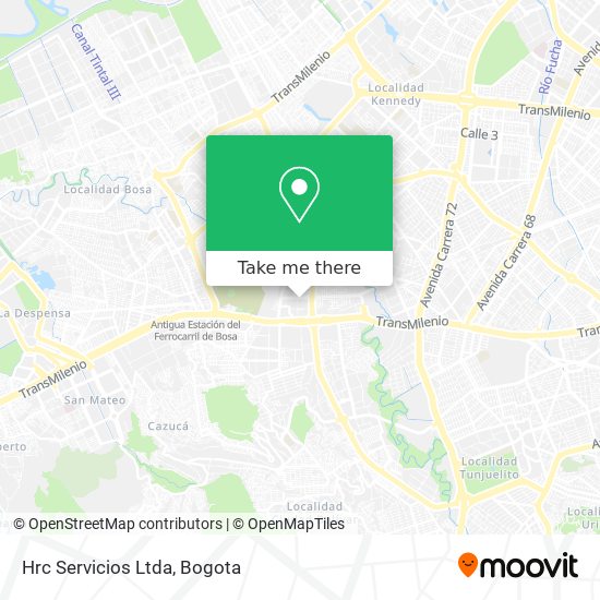 Hrc Servicios Ltda map