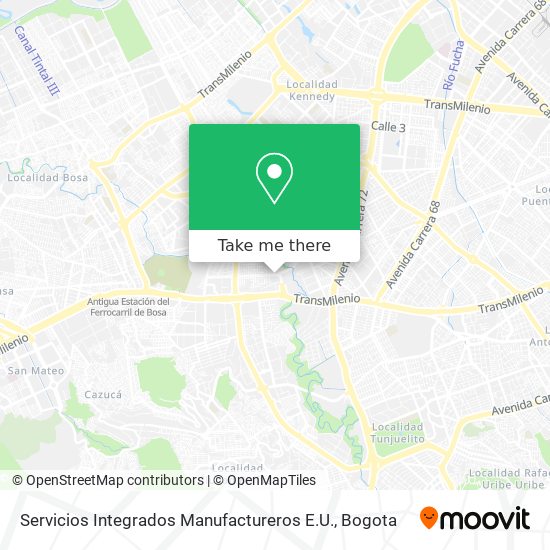 Servicios Integrados Manufactureros E.U. map