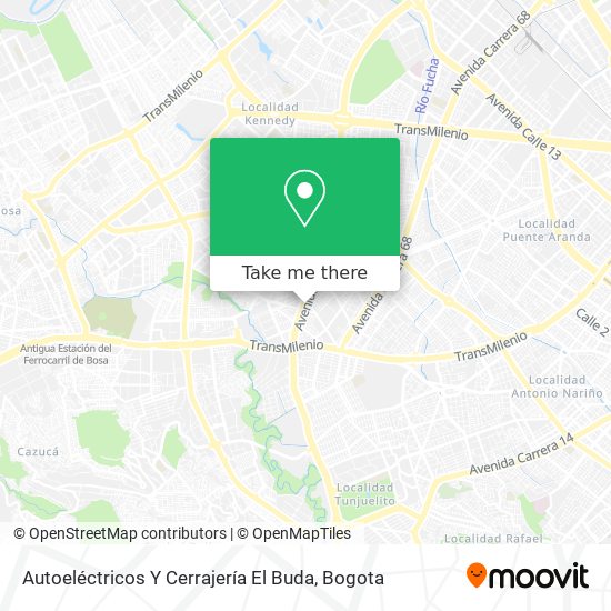 Autoeléctricos Y Cerrajería El Buda map