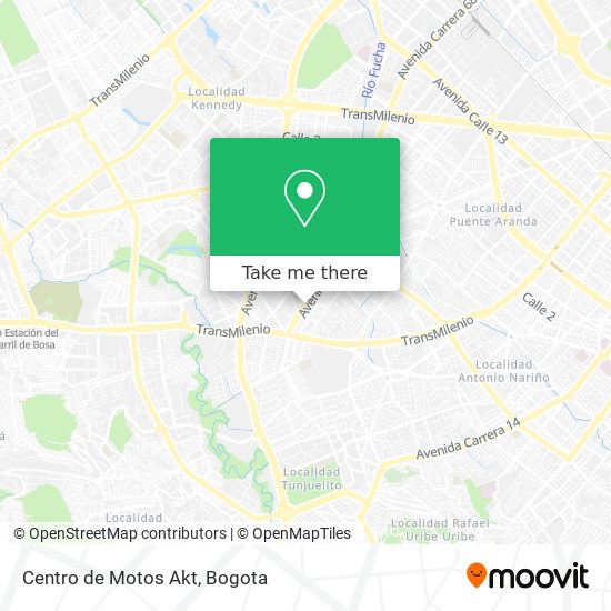 Centro de Motos Akt map