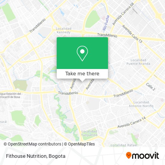 Fithouse Nutrition map