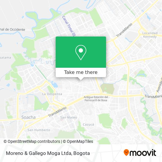 Moreno & Gallego Moga Ltda map