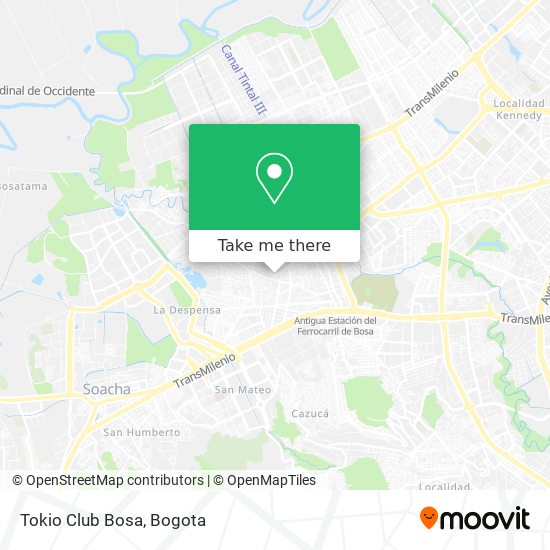 Tokio Club Bosa map