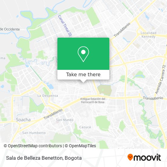Sala de Belleza Benetton map