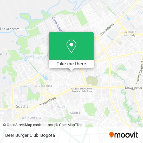 Beer Burger Club map