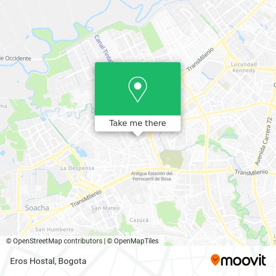 Eros Hostal map