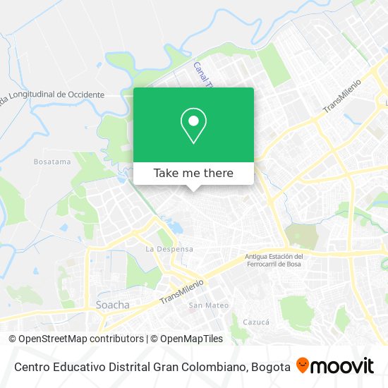 Centro Educativo Distrital Gran Colombiano map