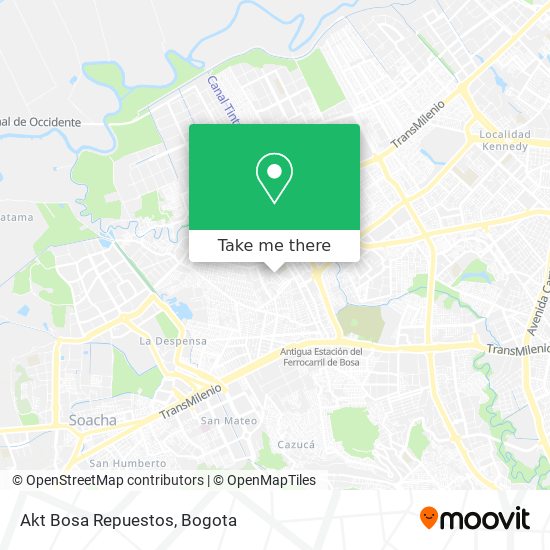 Mapa de Akt Bosa Repuestos