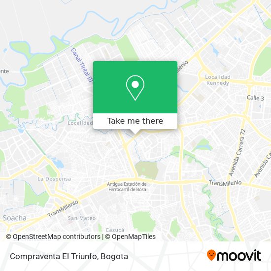 Compraventa El Triunfo map