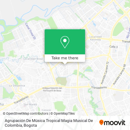 Agrupación De Música Tropical Magia Musical De Colombia map