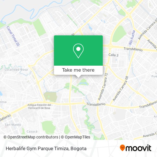 Herbalife Gym Parque Timiza map