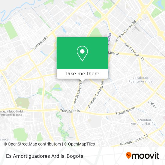 Es Amortiguadores Ardila map