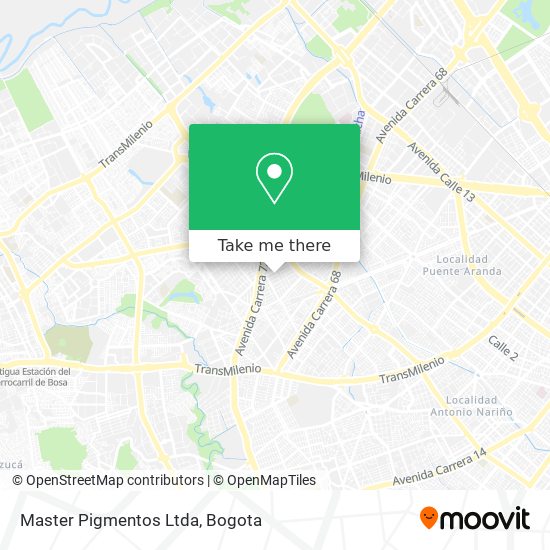 Master Pigmentos Ltda map