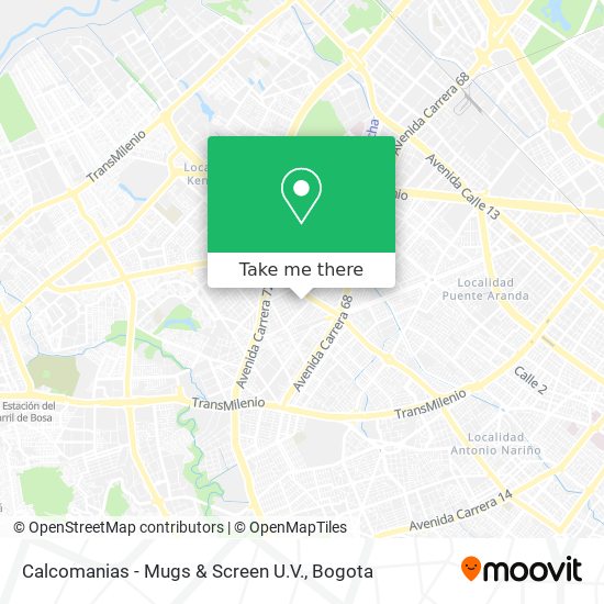 Mapa de Calcomanias - Mugs & Screen U.V.