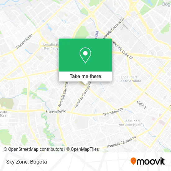Mapa de Sky Zone
