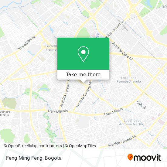 Mapa de Feng Ming Feng