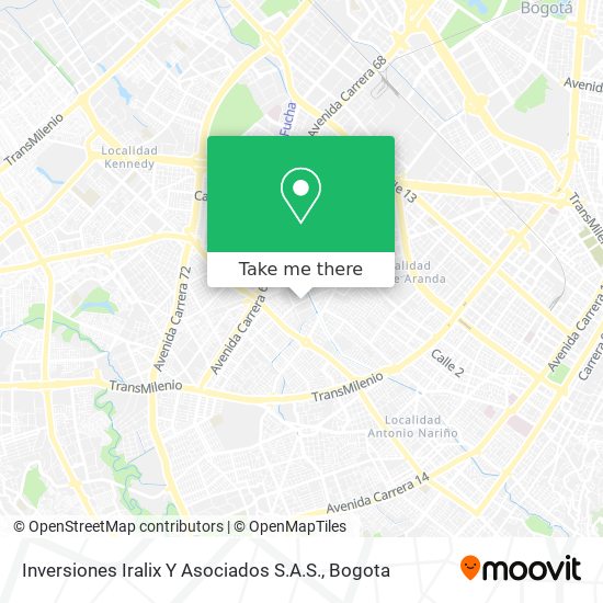 Inversiones Iralix Y Asociados S.A.S. map