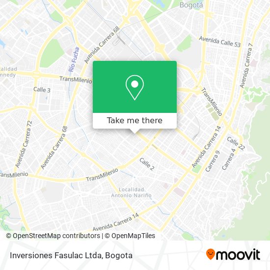 Inversiones Fasulac Ltda map