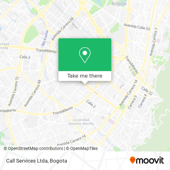 Call Services Ltda map