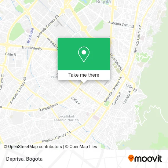 Deprisa map