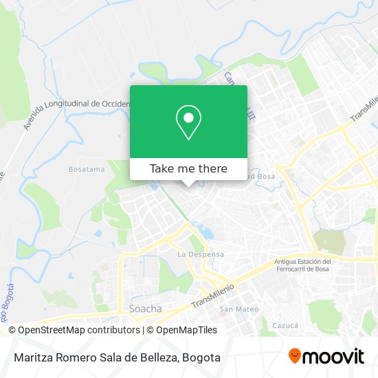 Maritza Romero Sala de Belleza map