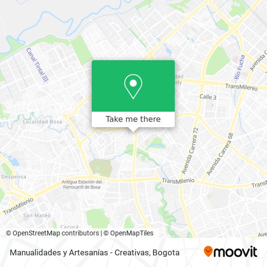 Manualidades y Artesanías - Creativas map