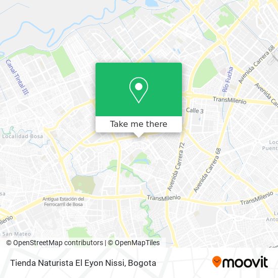 Tienda Naturista El Eyon Nissi map