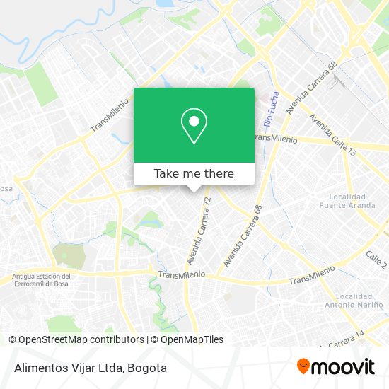 Alimentos Vijar Ltda map