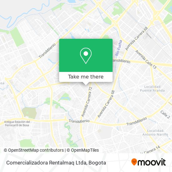 Comercializadora Rentalmaq Ltda map