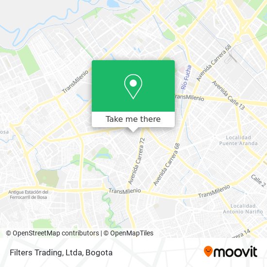 Filters Trading, Ltda map