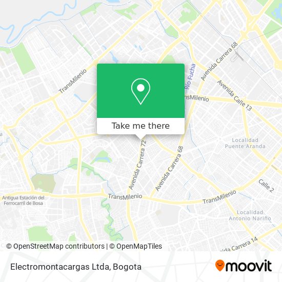 Mapa de Electromontacargas Ltda