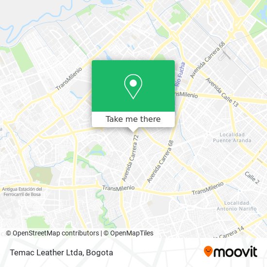 Temac Leather Ltda map