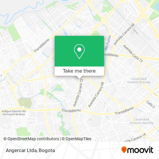 Mapa de Angercar Ltda