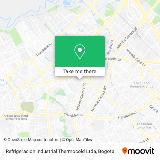 Refrigeracion Industrial Thermocold Ltda map