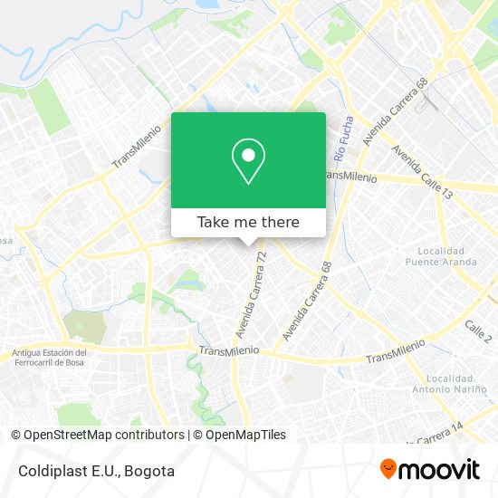 Coldiplast E.U. map