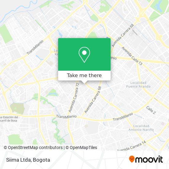 Siima Ltda map