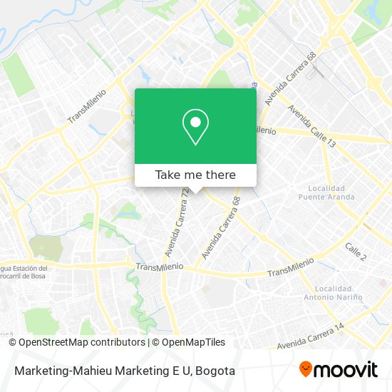 Marketing-Mahieu Marketing E U map