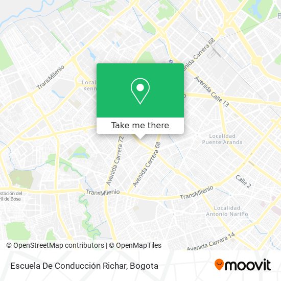 Escuela De Conducción Richar map