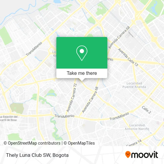 Thely Luna Club SW map
