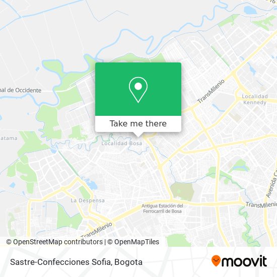Mapa de Sastre-Confecciones Sofia