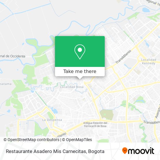 Restaurante Asadero Mis Carnecitas map