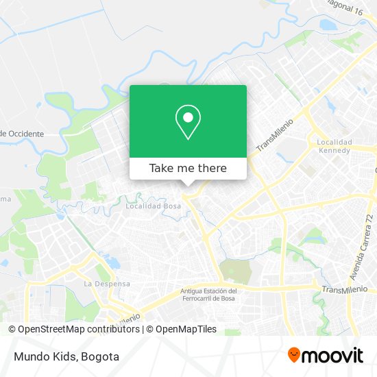 Mundo Kids map