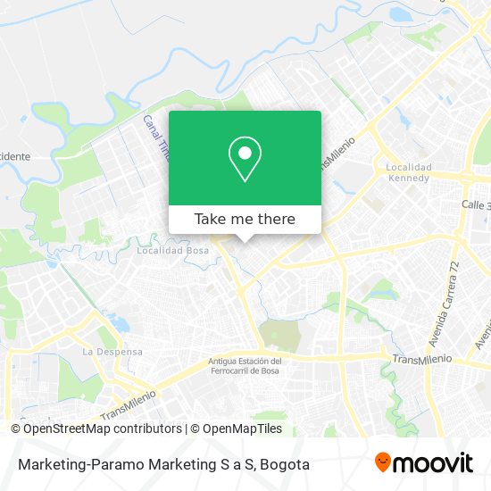 Marketing-Paramo Marketing S a S map
